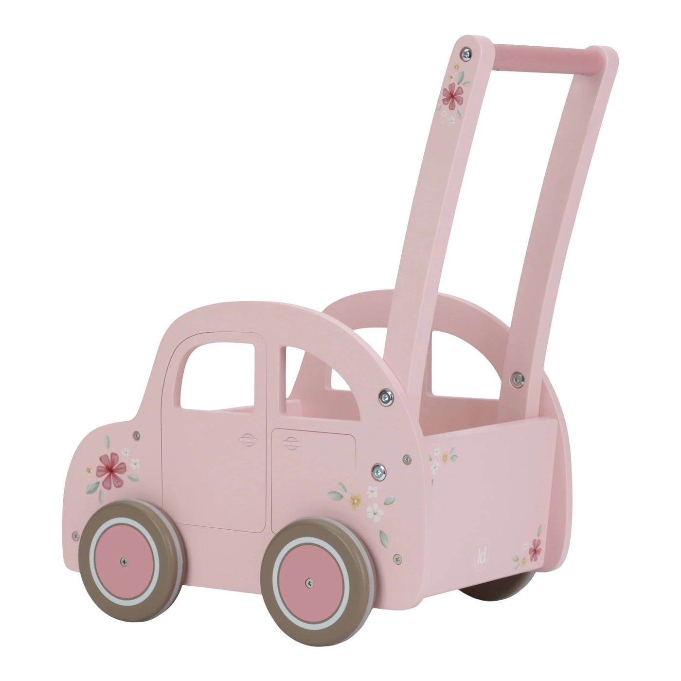 Little Dutch - Baby Walker | Pink Wooden Toy Little Dutch 