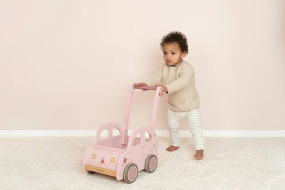 Little Dutch - Baby Walker | Pink Wooden Toy Little Dutch 