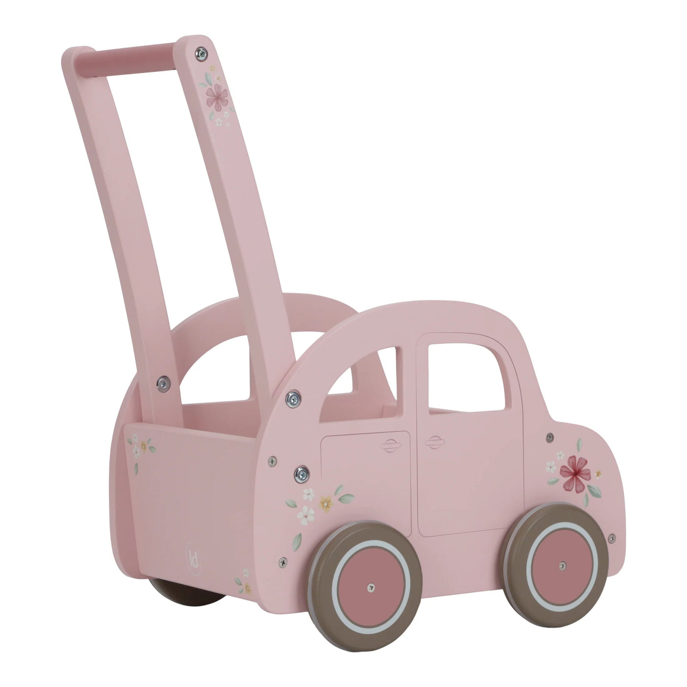 Little Dutch - Baby Walker | Pink Wooden Toy Little Dutch 