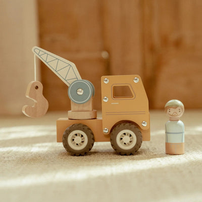 Little Dutch - Crane Truck Wooden Toy Little Dutch 
