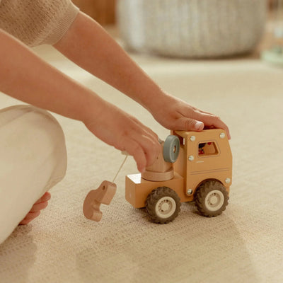 Little Dutch - Crane Truck Wooden Toy Little Dutch 