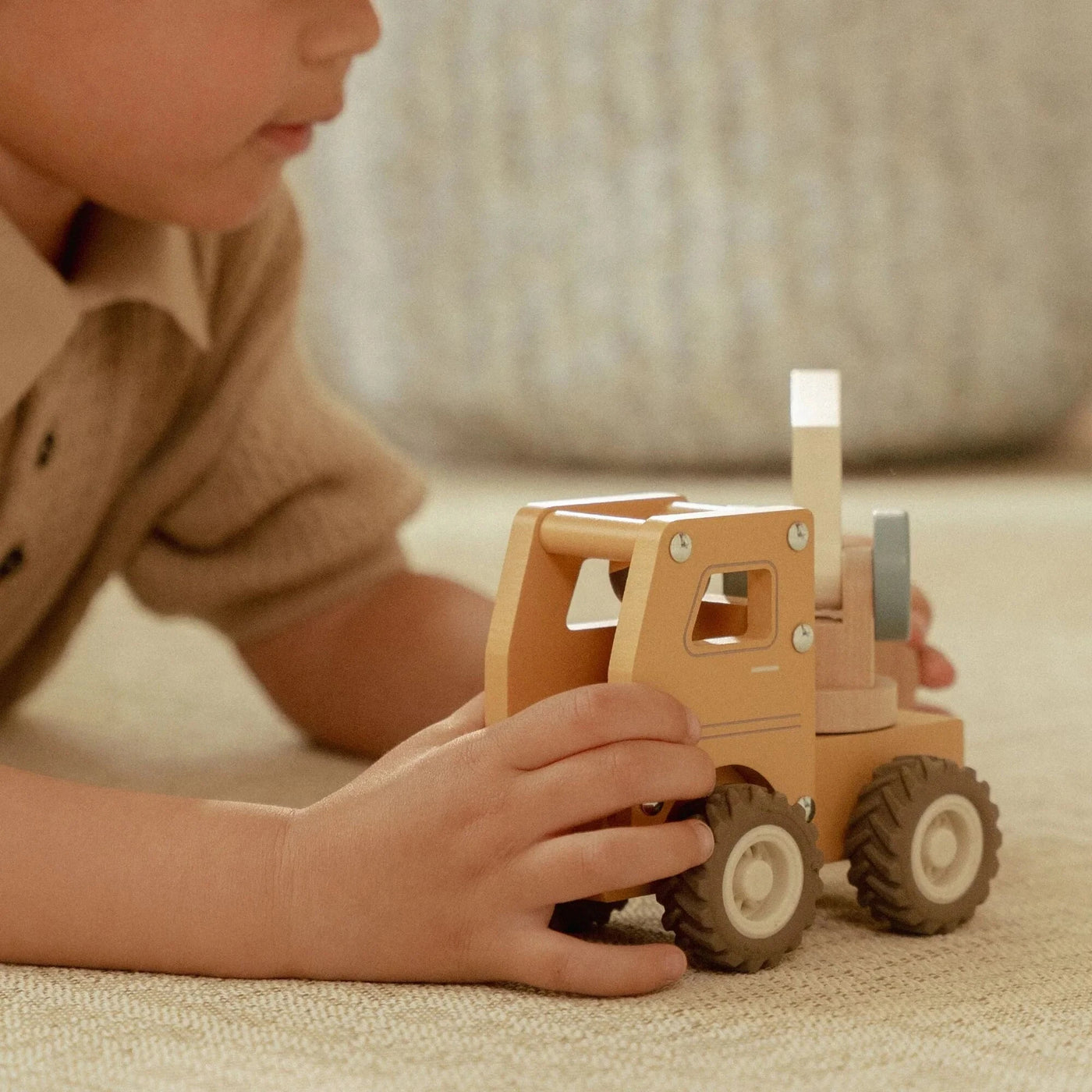 Little Dutch - Crane Truck Wooden Toy Little Dutch 