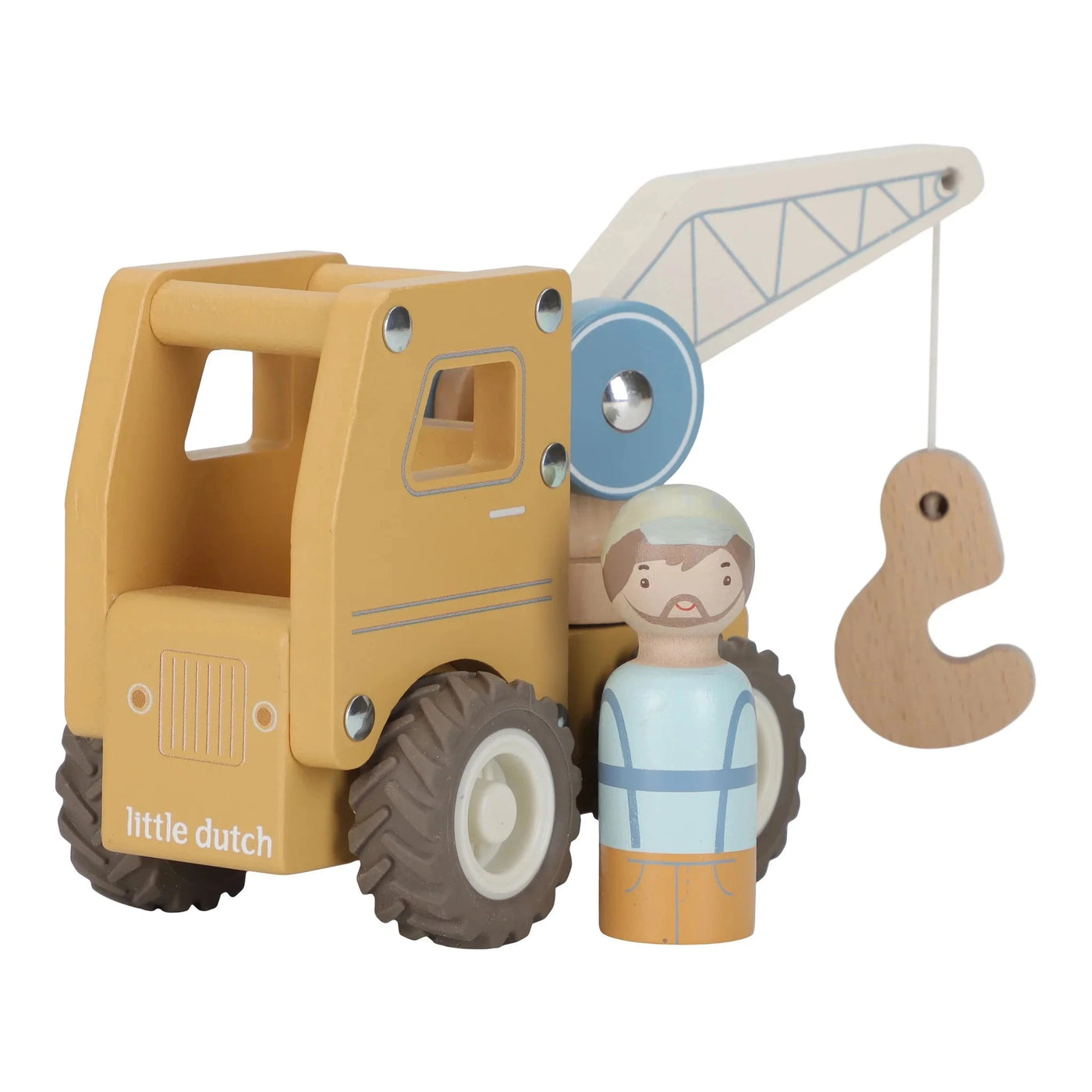Little Dutch - Crane Truck Wooden Toy Little Dutch 