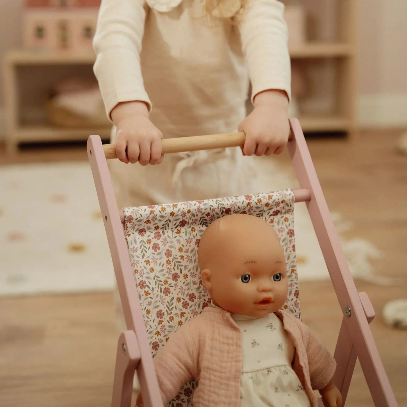 Little Dutch - Doll Stroller | Pink Doll Accessories Little Dutch 