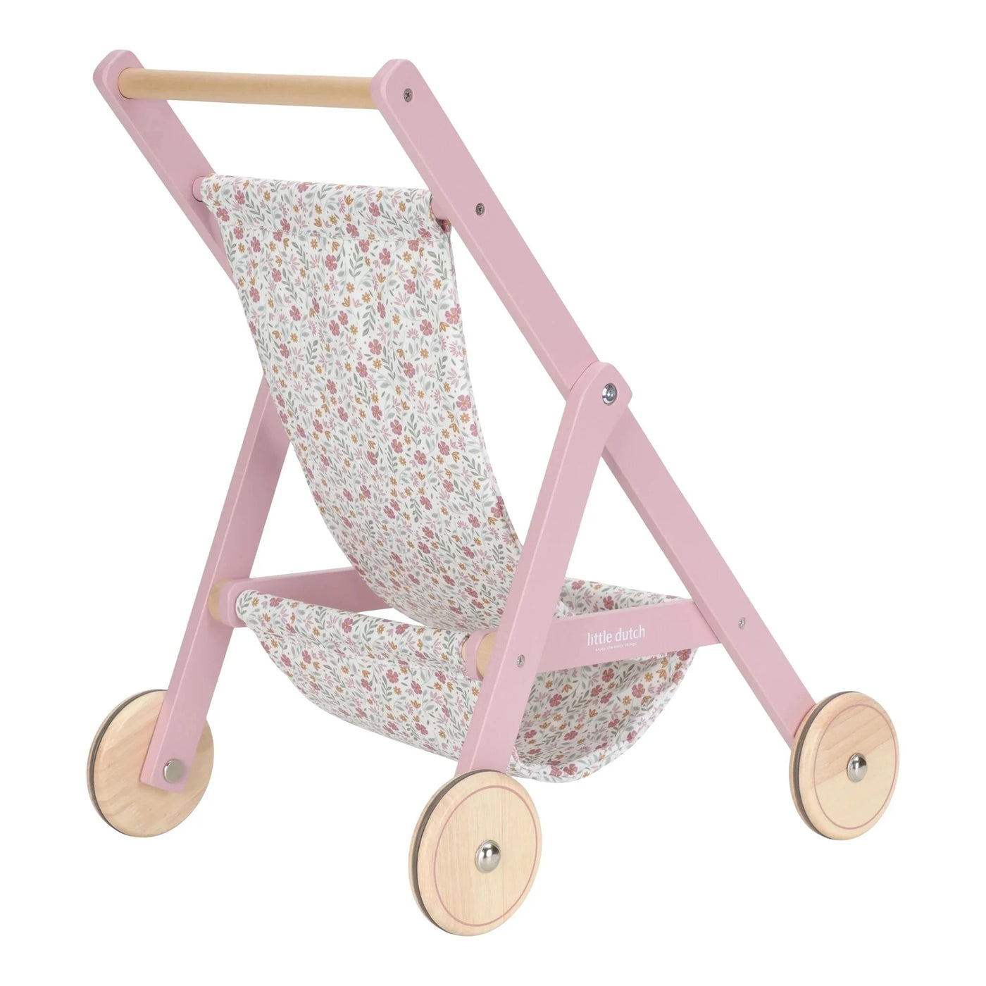 Little Dutch - Doll Stroller | Pink Doll Accessories Little Dutch 