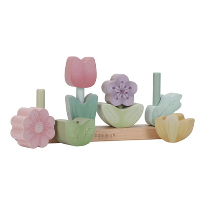 Little Dutch - Fairy Garden Stacking Puzzle Flower Wooden Toy Little Dutch 