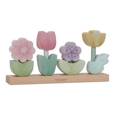 Little Dutch - Fairy Garden Stacking Puzzle Flower Wooden Toy Little Dutch 