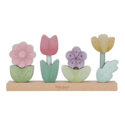 Little Dutch - Fairy Garden Stacking Puzzle Flower Wooden Toy Little Dutch 