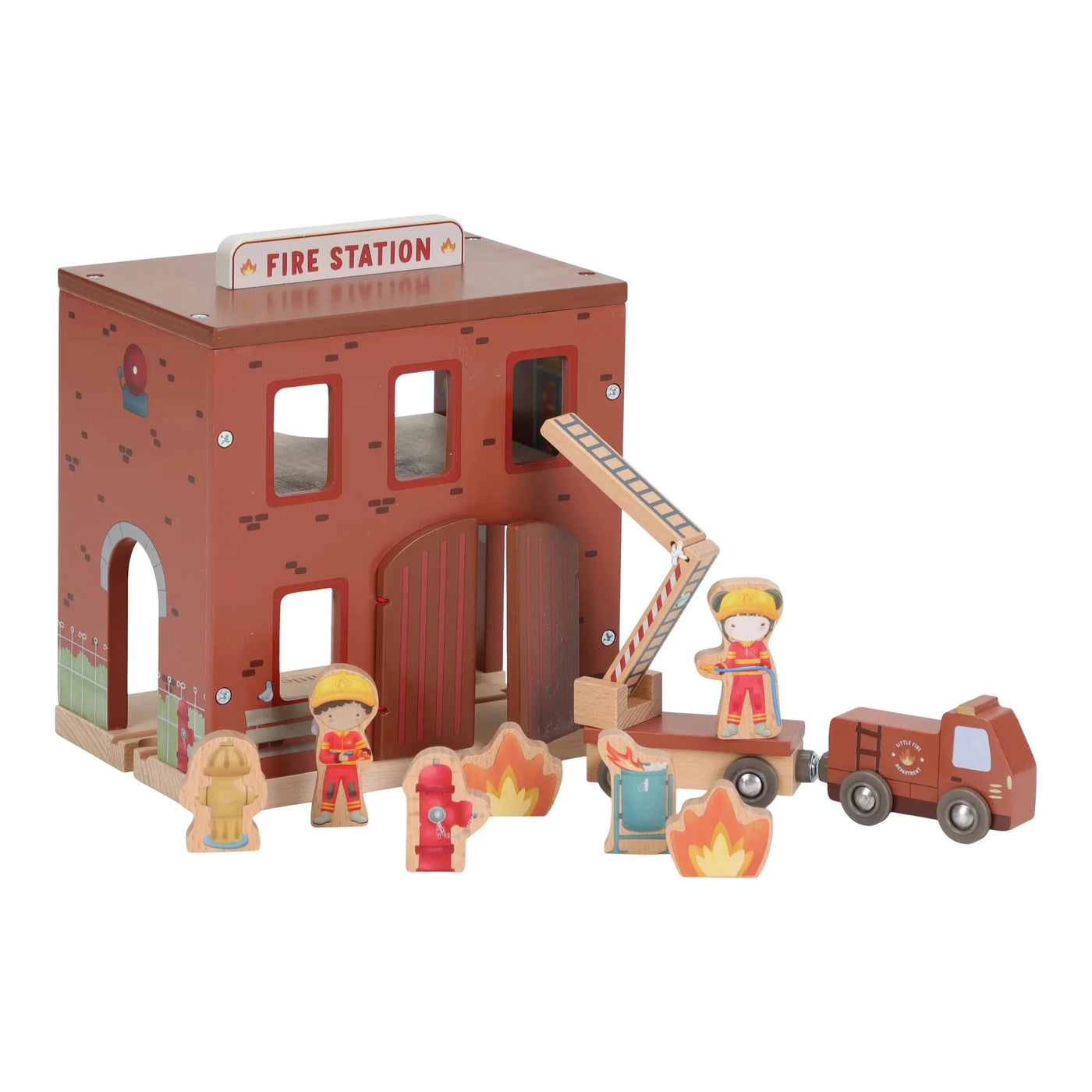 Little Dutch - Fire Station Wooden Toy Little Dutch 