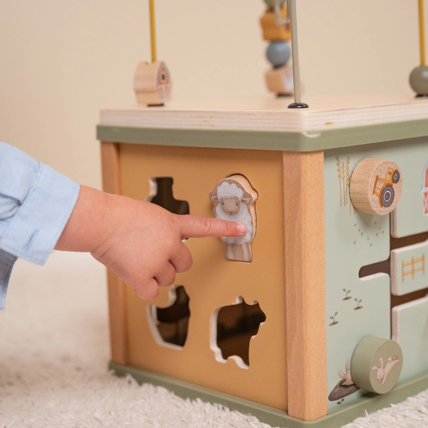 Little Dutch - Little Farm Activity Cube Wooden Toy Little Dutch 