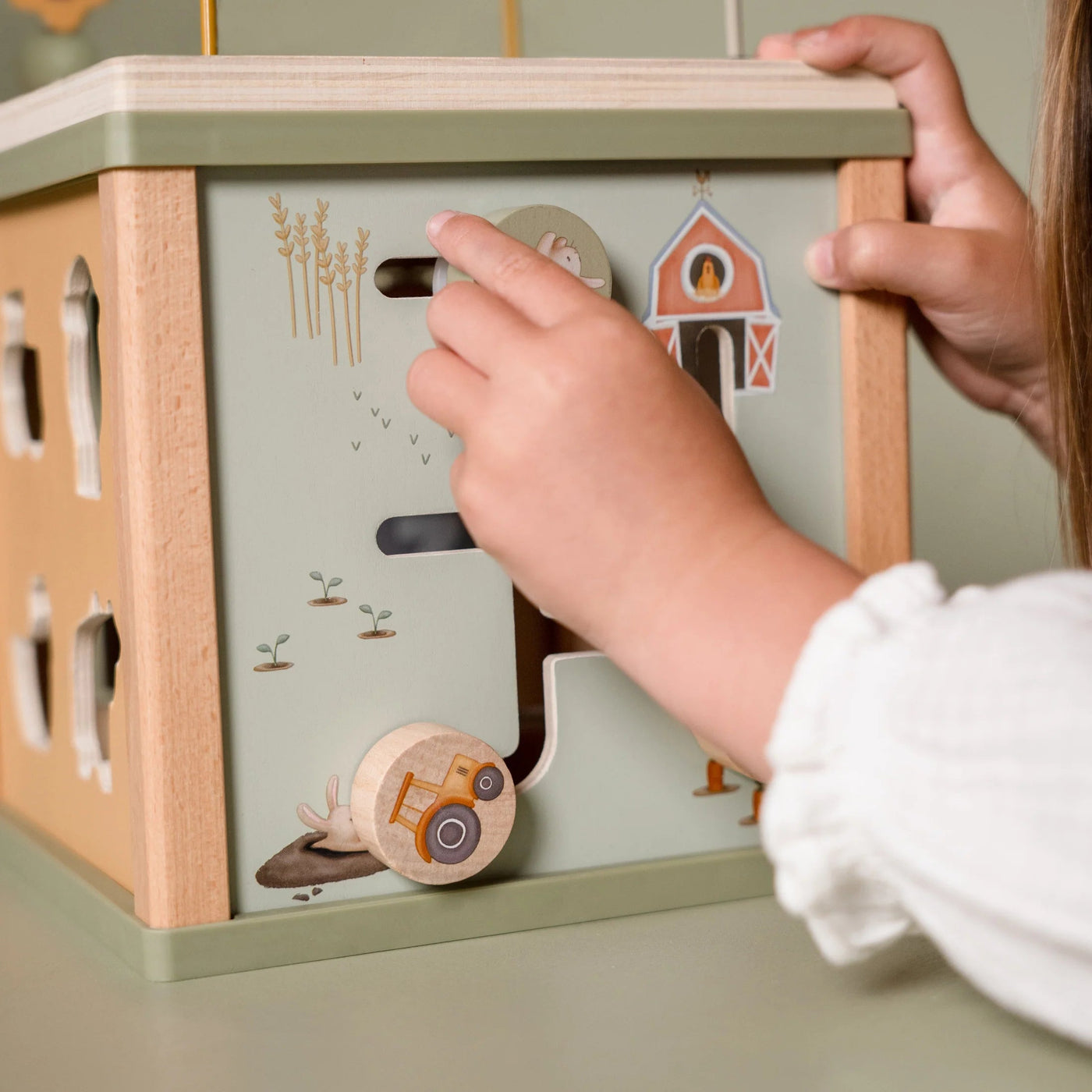 Little Dutch - Little Farm Activity Cube Wooden Toy Little Dutch 