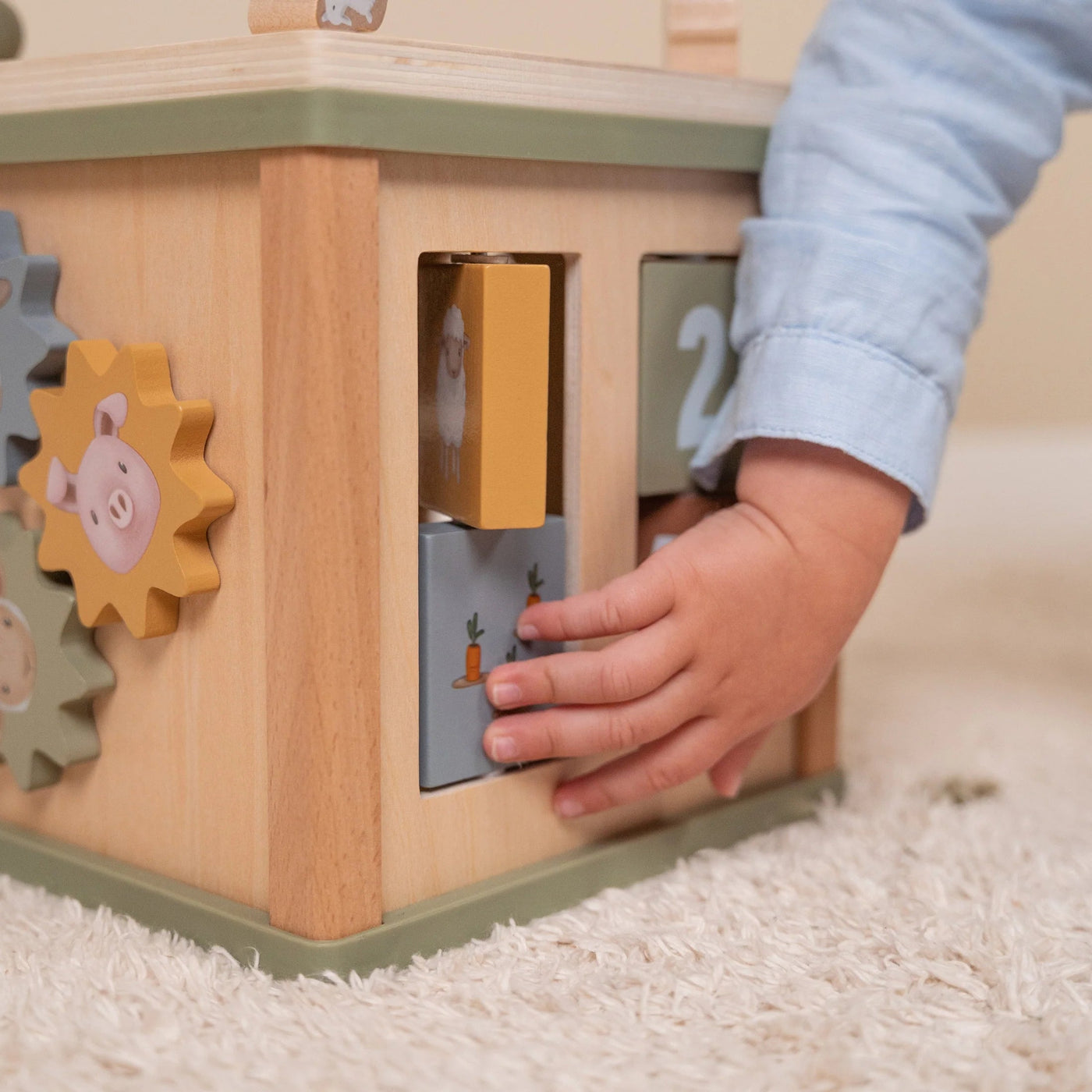 Little Dutch - Little Farm Activity Cube Wooden Toy Little Dutch 