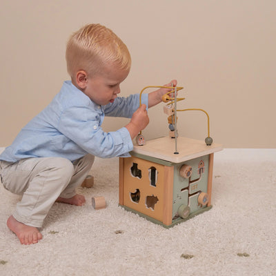 Little Dutch - Little Farm Activity Cube Wooden Toy Little Dutch 