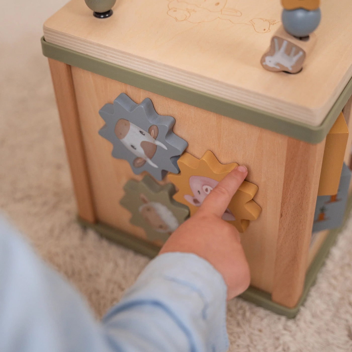 Little Dutch - Little Farm Activity Cube Wooden Toy Little Dutch 