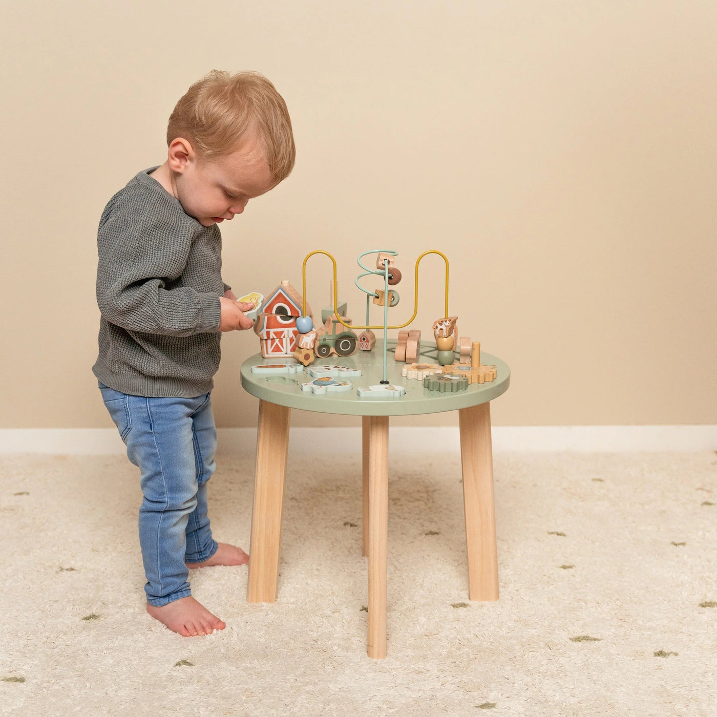 Little Dutch - Little Farm Activity Table Wooden Toy Little Dutch 