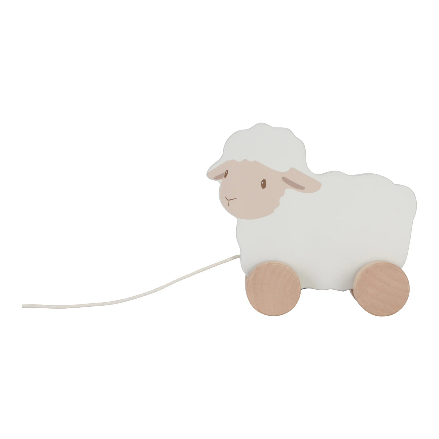 Little Dutch - Little Farm Pull Along | Sheep Wooden Toy Little Dutch 