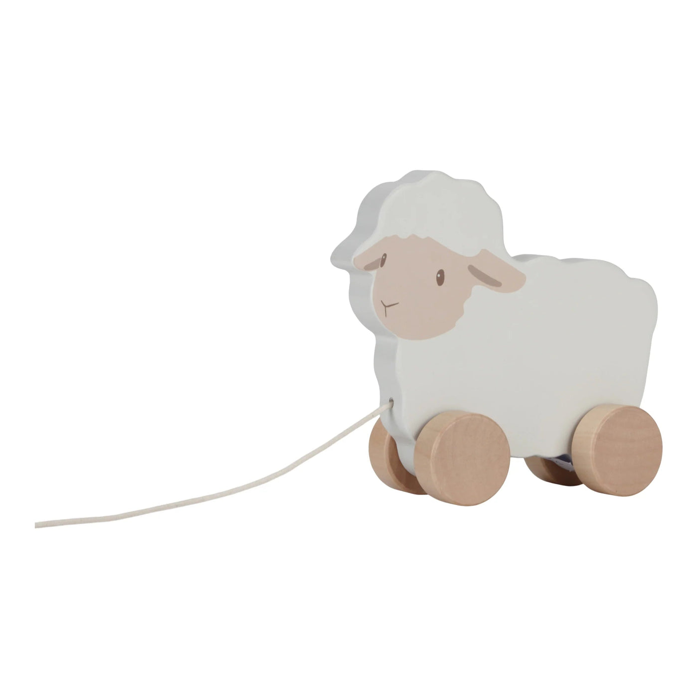 Little Dutch - Little Farm Pull Along | Sheep Wooden Toy Little Dutch 