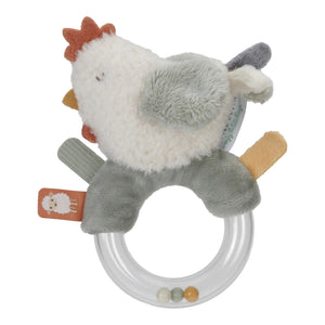 Little Dutch - Little Farm Ringrattle | Chicken