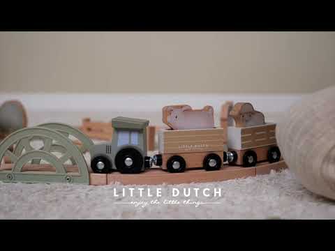 Little Dutch - Little Farm Wooden Train Track Wooden Toy Little Dutch 