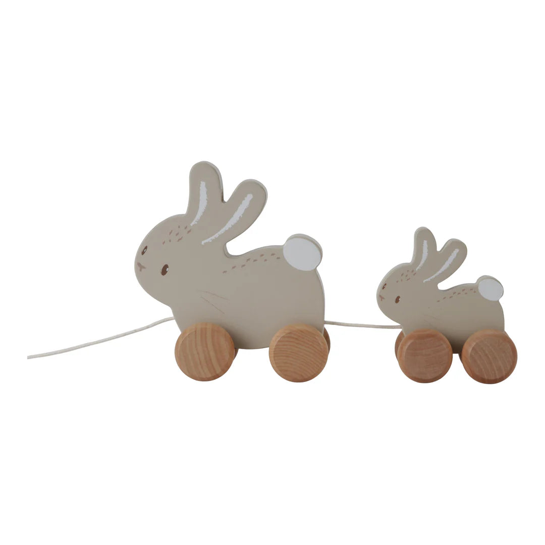 Little Dutch - Pull Along Bunnies | Baby Bunny Wooden Toy Little Dutch 