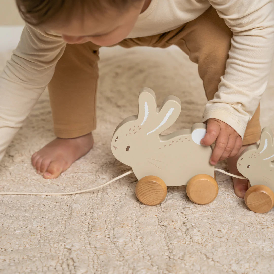 Little Dutch - Pull Along Bunnies | Baby Bunny Wooden Toy Little Dutch 