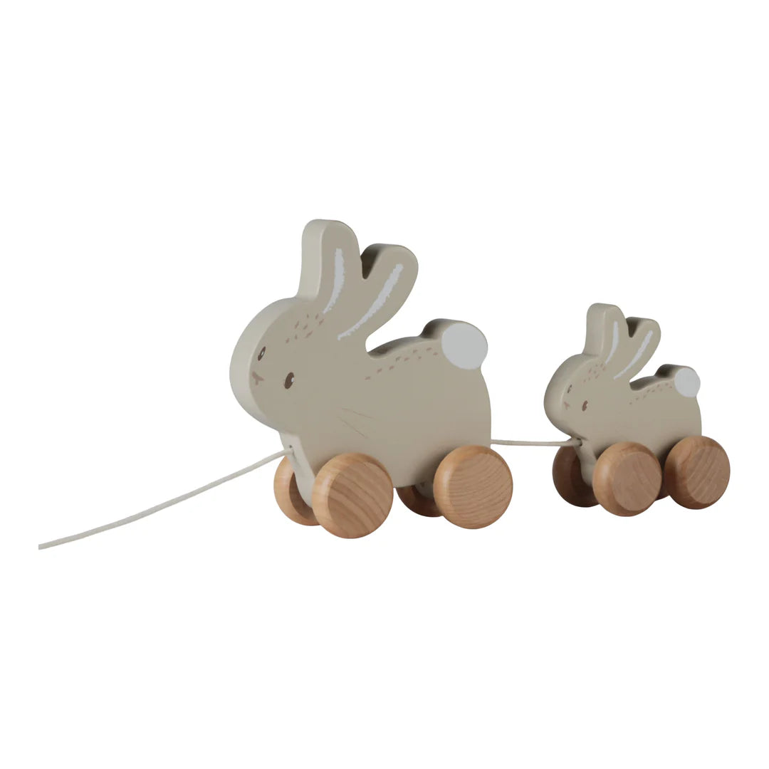 Little Dutch - Pull Along Bunnies | Baby Bunny Wooden Toy Little Dutch 