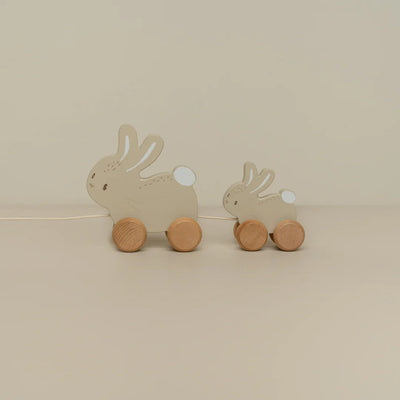 Little Dutch - Pull Along Bunnies | Baby Bunny Wooden Toy Little Dutch 