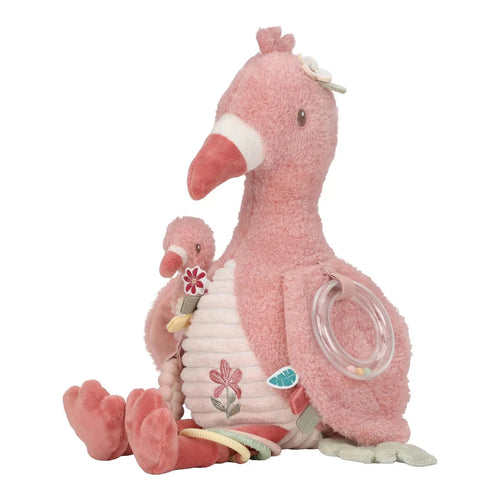 Little Dutch - Safari Friends Activity Cuddle | Flamingo