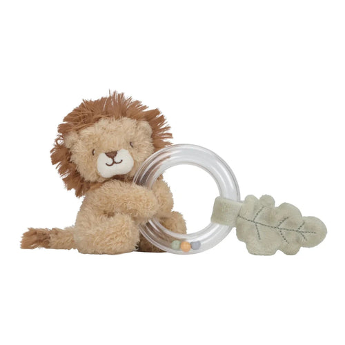 Little Dutch - Safari Friends Ring Rattle | Lion