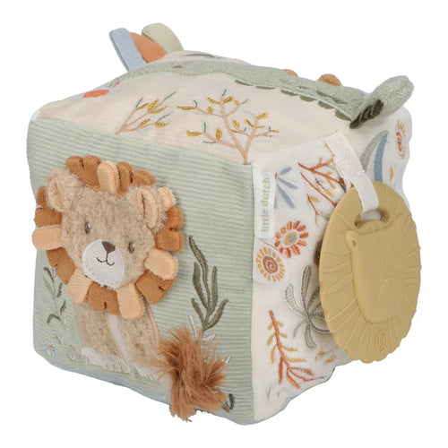 Little Dutch - Soft Activity Cube | Safari Friends