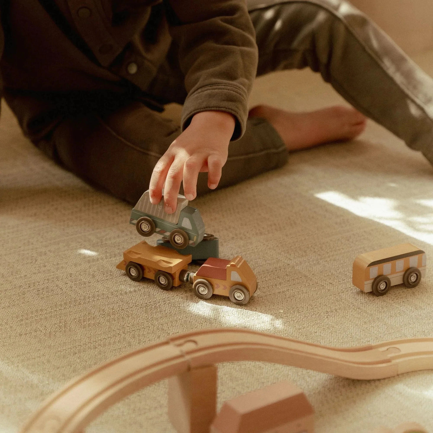 Little Dutch - Vehicle Set Wooden Toy Little Dutch 