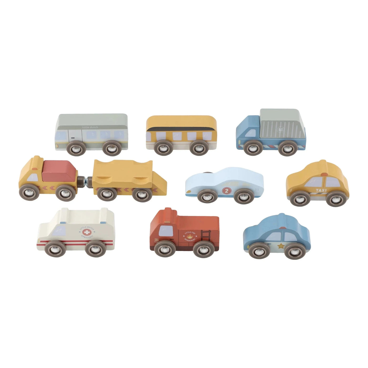 Little Dutch - Vehicle Set Wooden Toy Little Dutch 
