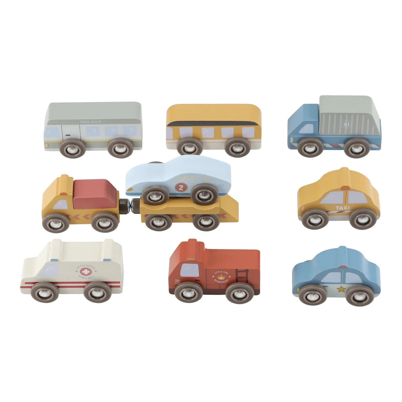 Little Dutch - Vehicle Set Wooden Toy Little Dutch 