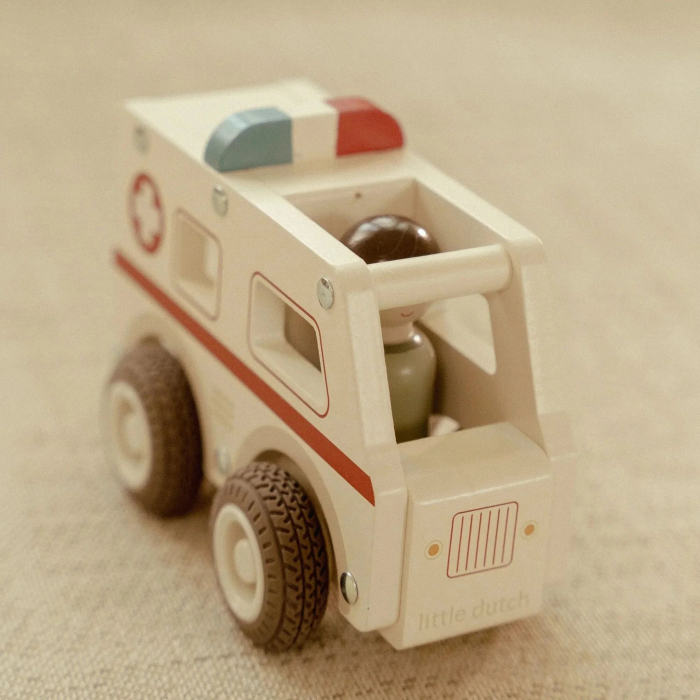 Little Dutch - Vehicles Ambulance Wooden Toy Little Dutch 