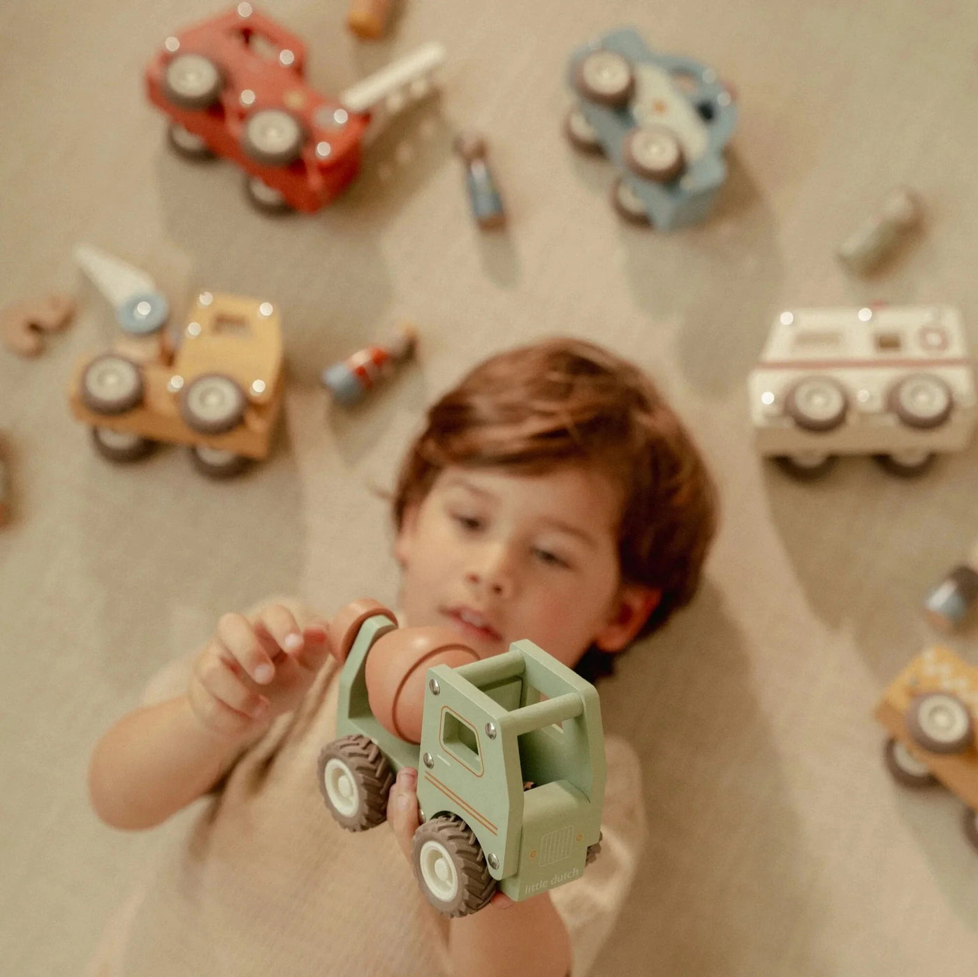 Little Dutch - Vehicles Cement Truck Wooden Toy Little Dutch 