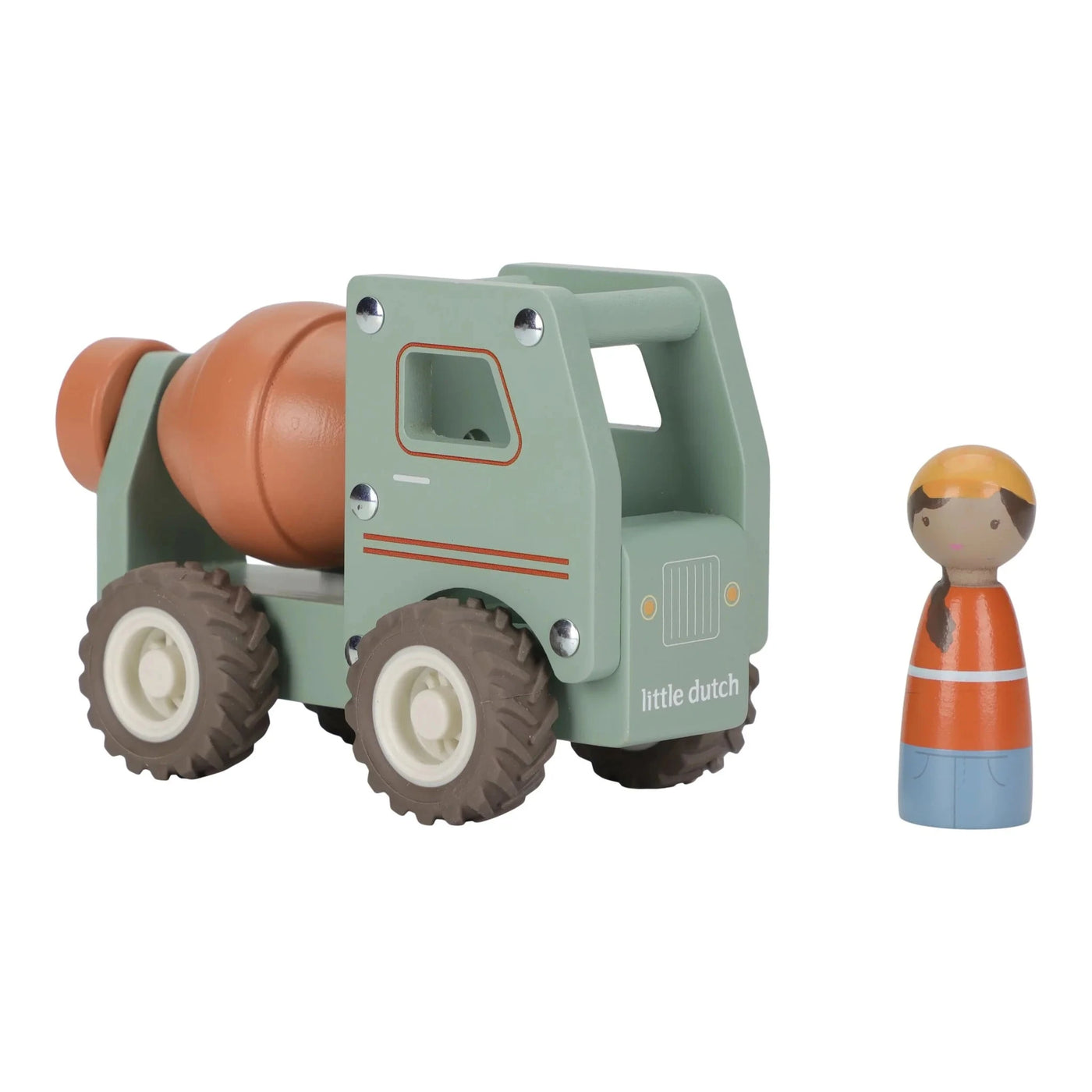 Little Dutch - Vehicles Cement Truck Wooden Toy Little Dutch 