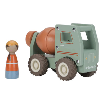 Little Dutch - Vehicles Cement Truck Wooden Toy Little Dutch 
