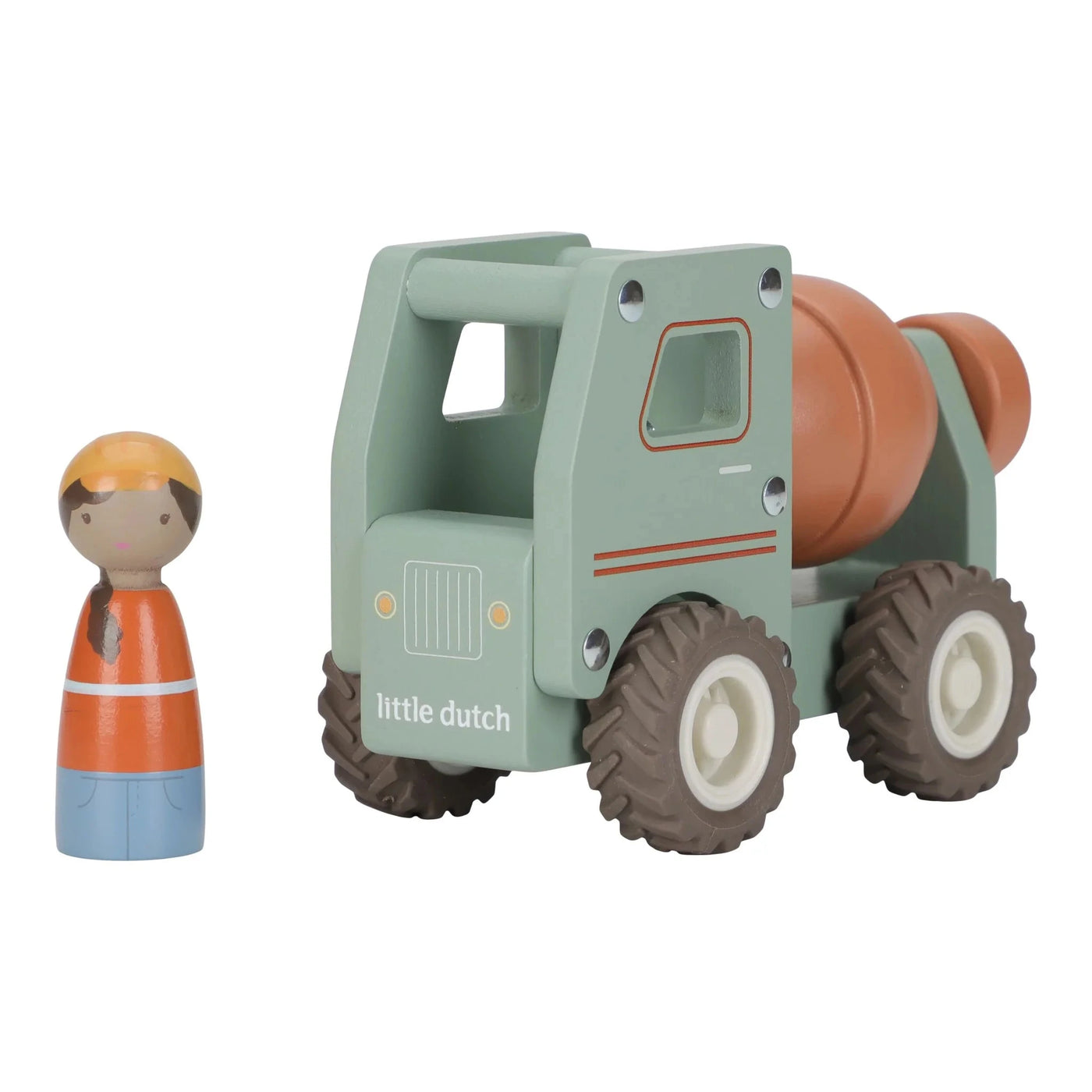 Little Dutch - Vehicles Cement Truck Wooden Toy Little Dutch 