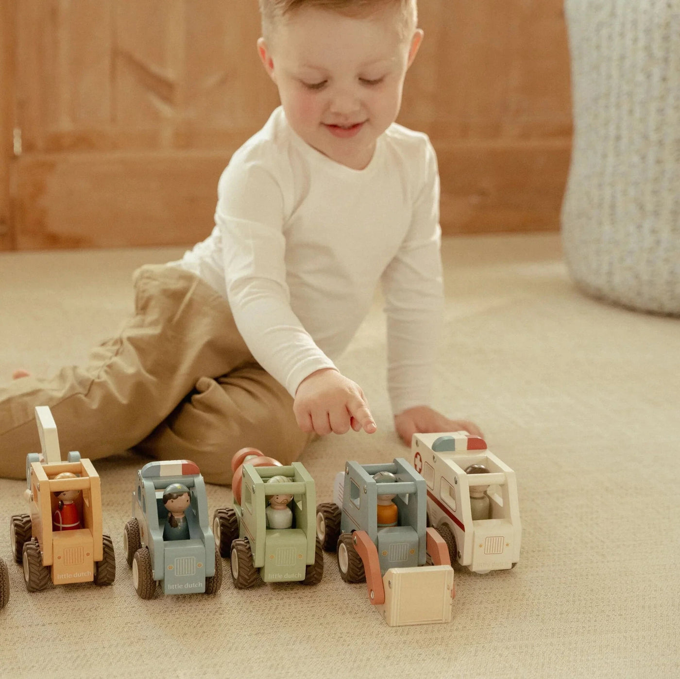 Little Dutch - Vehicles Excavator Wooden Toy Little Dutch 