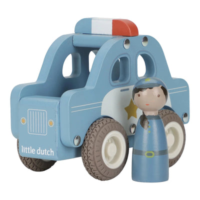 Little Dutch - Vehicles Police Car Wooden Toy Little Dutch 
