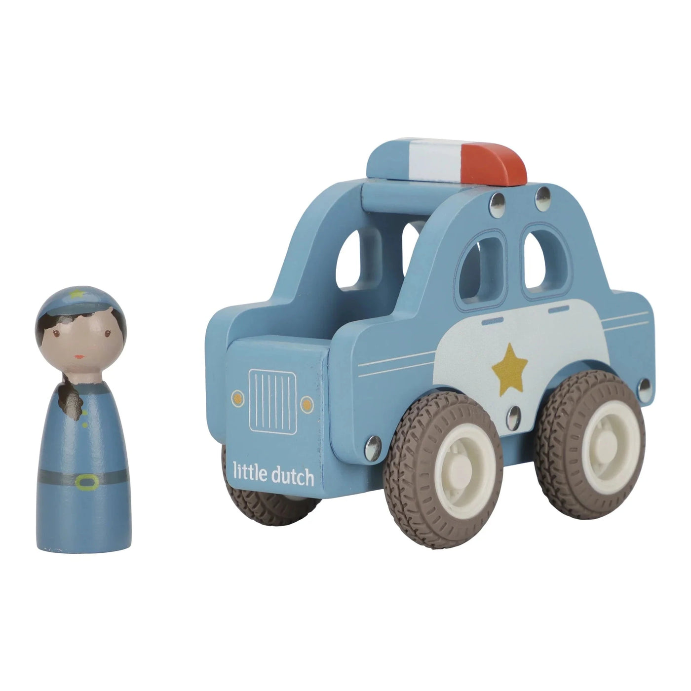 Little Dutch - Vehicles Police Car Wooden Toy Little Dutch 