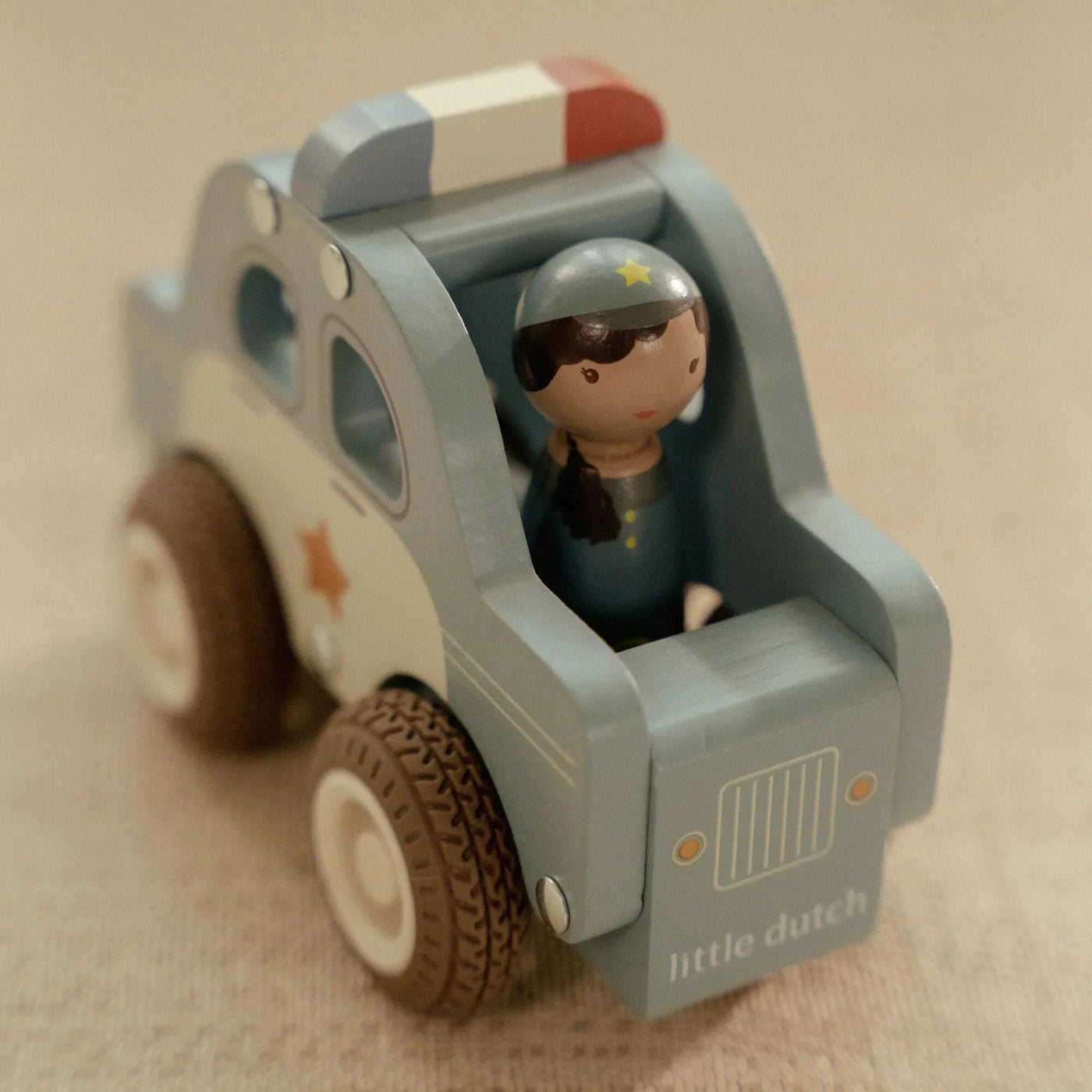 Little Dutch - Vehicles Police Car Wooden Toy Little Dutch 