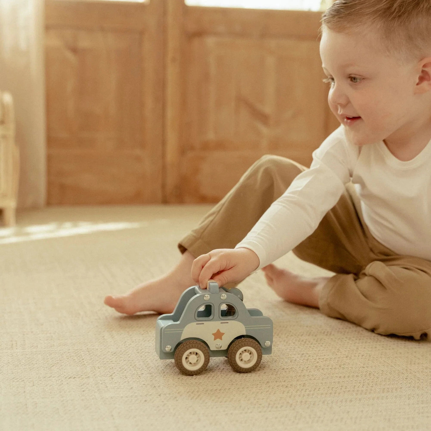 Little Dutch - Vehicles Police Car Wooden Toy Little Dutch 