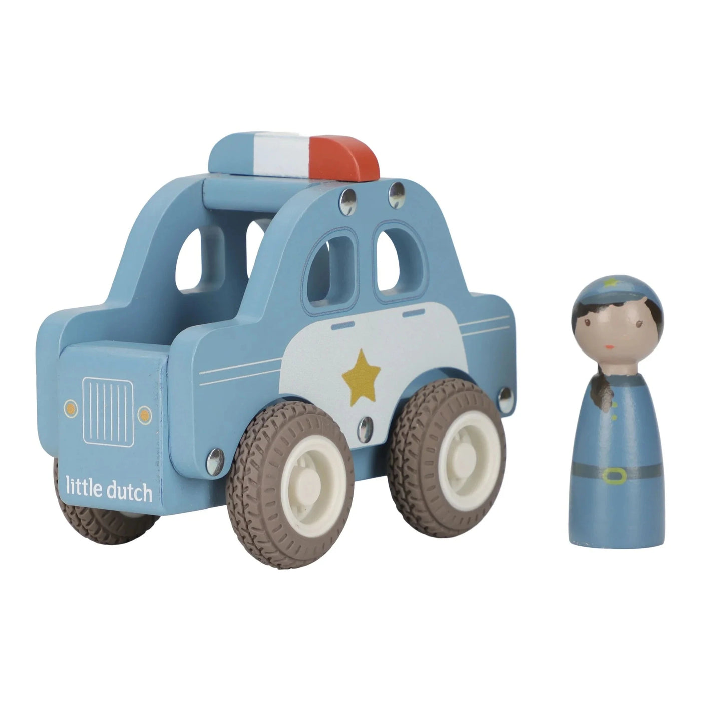 Little Dutch - Vehicles Police Car Wooden Toy Little Dutch 
