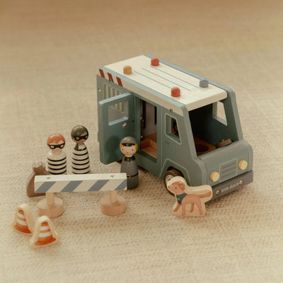 Little Dutch - Vehicles Police Van Wooden Toy Little Dutch 