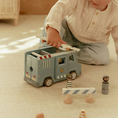 Little Dutch - Vehicles Police Van Wooden Toy Little Dutch 