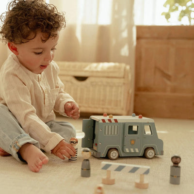 Little Dutch - Vehicles Police Van Wooden Toy Little Dutch 