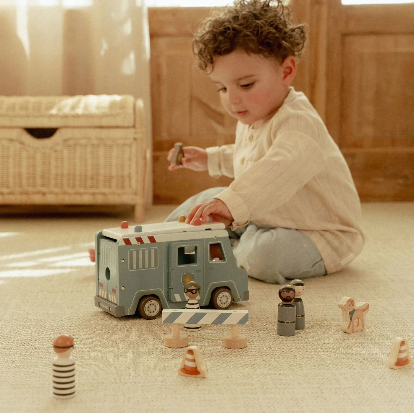 Little Dutch - Vehicles Police Van Wooden Toy Little Dutch 