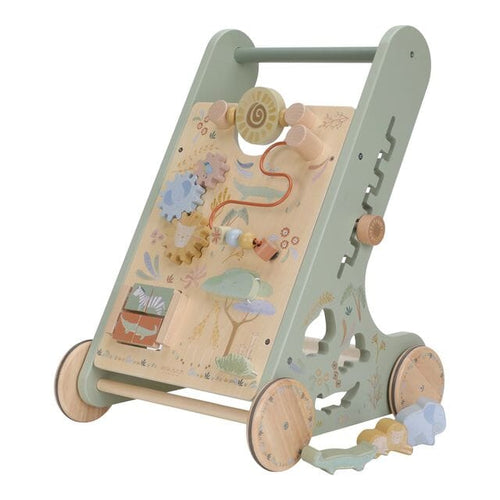 Little Dutch - Wooden Baby Activity Walker | Safari Friends