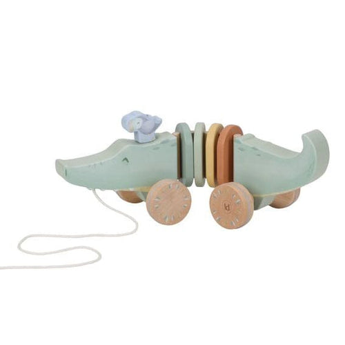 Little Dutch - Wooden Pull Animal | Safari Friends